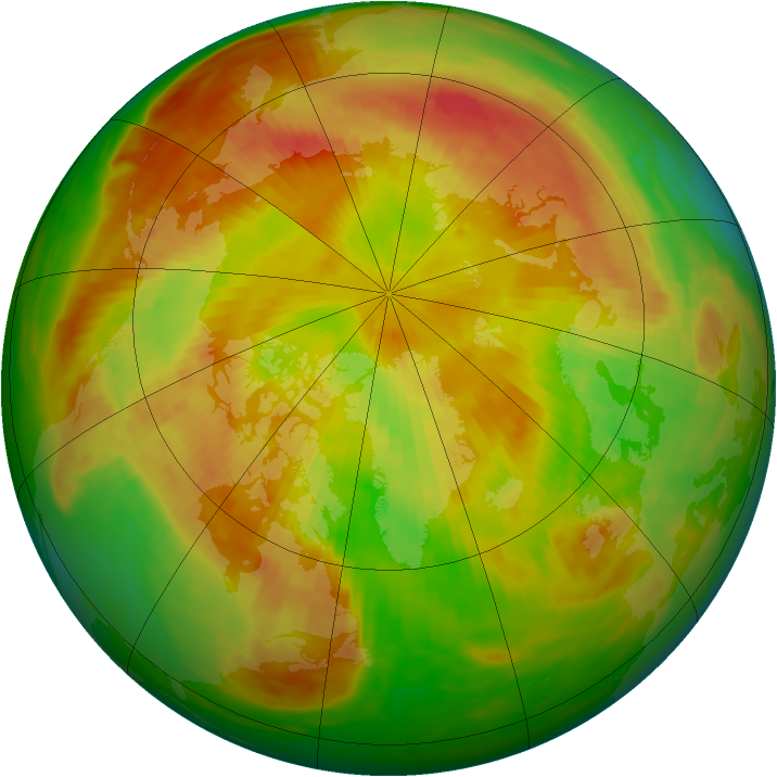 Arctic ozone map for 04 May 1986